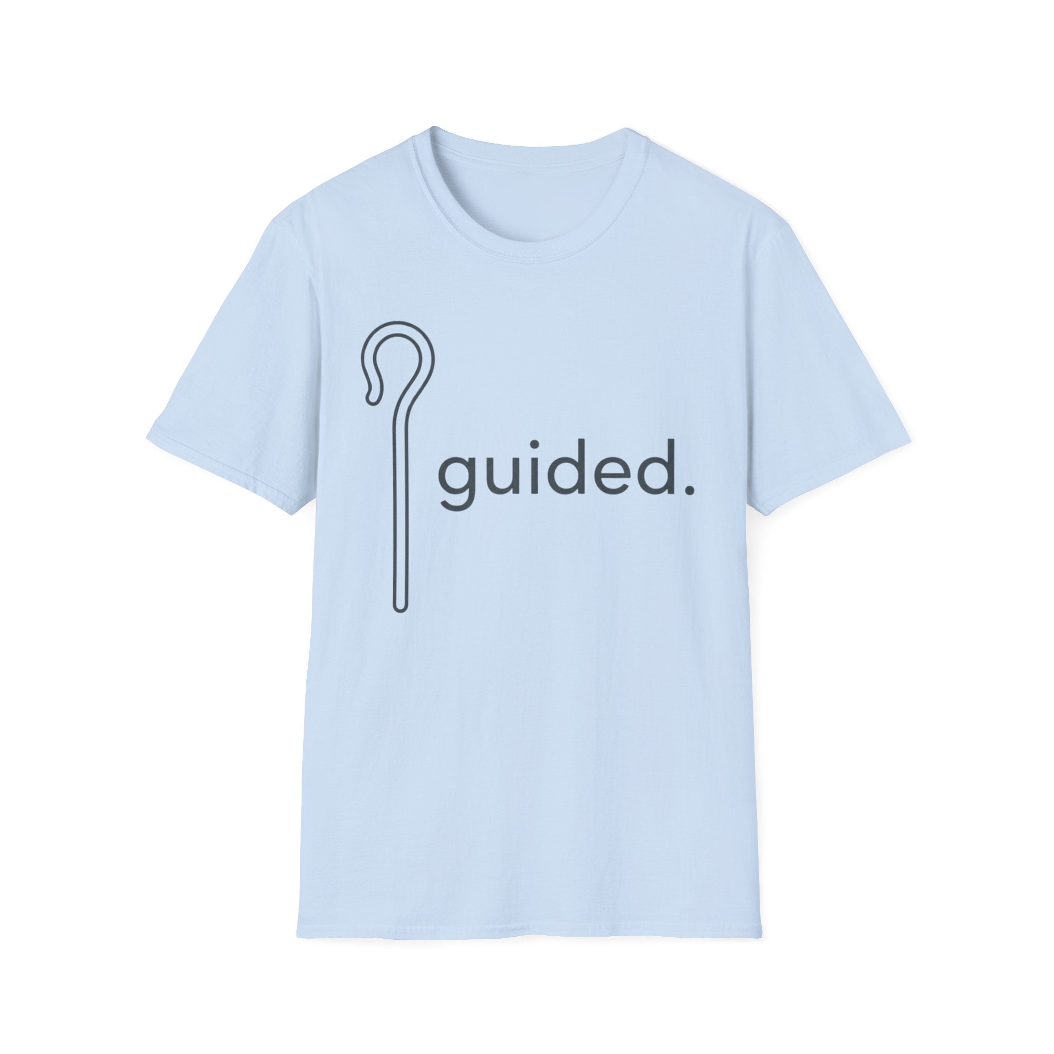Guided Shepherd Tee — Minimal Christian Faith T‑Shirt