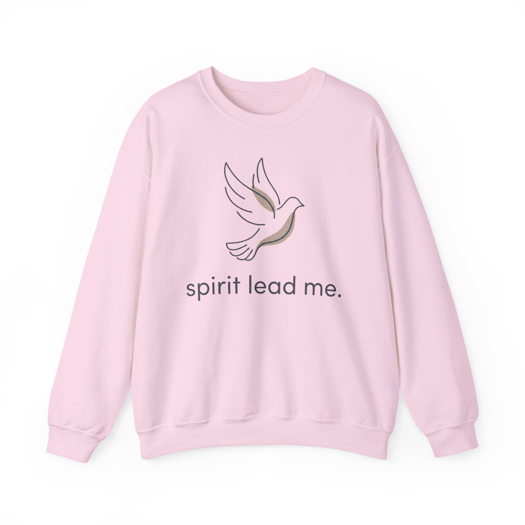 Spirit Lead Me Crewneck Sweatshirt — Dove Inspirational Religious Sweatshirt