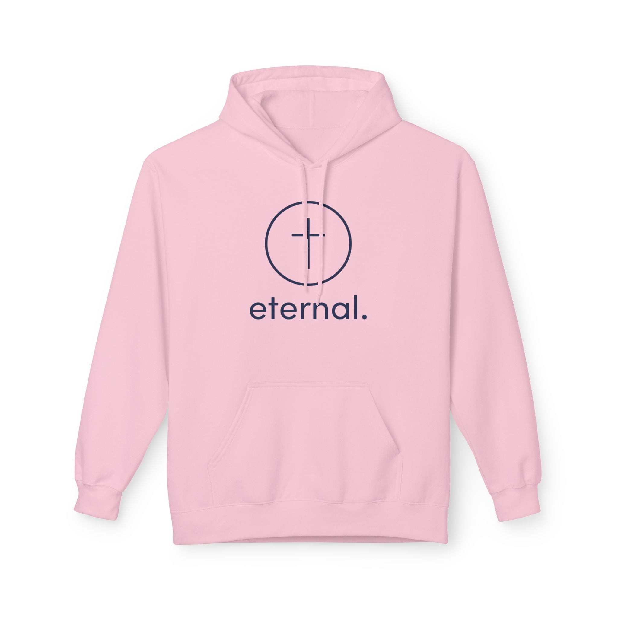 Eternal Cross Hoodie — Minimal Christian Faith Pullover