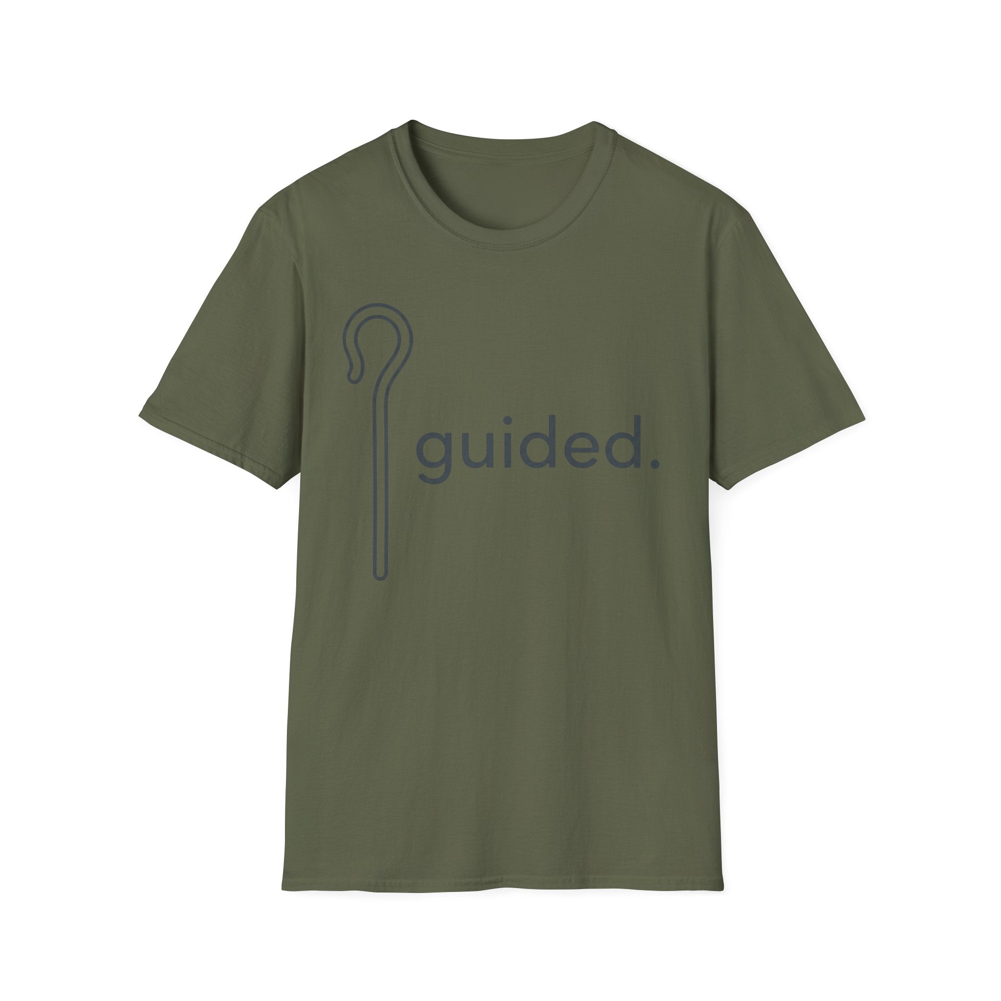 Guided Shepherd Tee — Minimal Christian Faith T‑Shirt