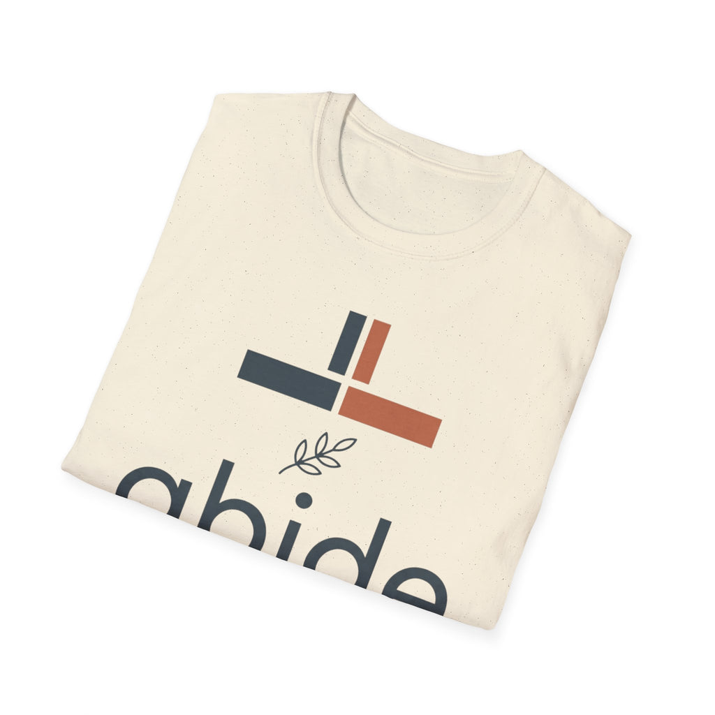 Abide T-Shirt — Christian John 15:4 Faith Tee