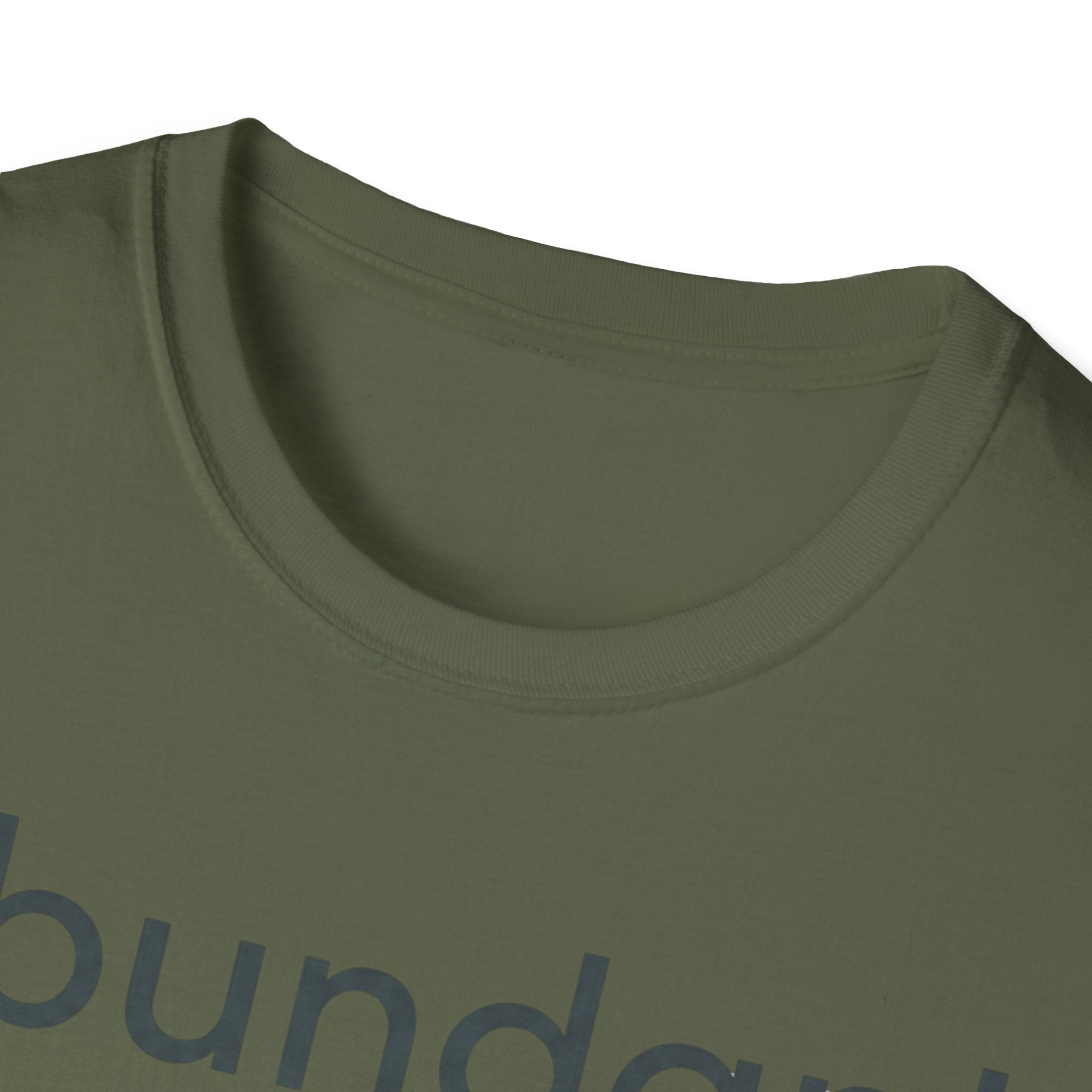 Abundant Life T-Shirt — Minimal Script Floral Tee