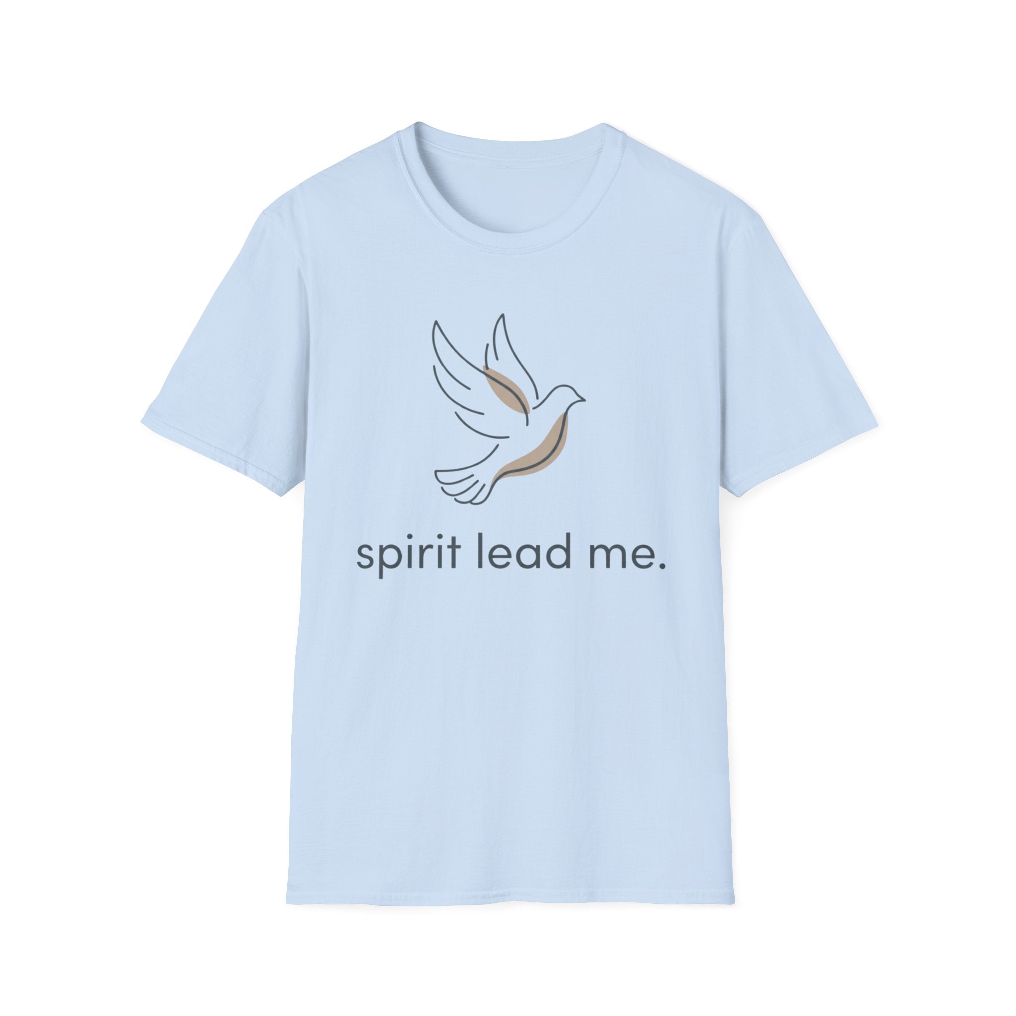 Spirit Lead Me T-Shirt — Dove Faith Inspirational Christian Tee