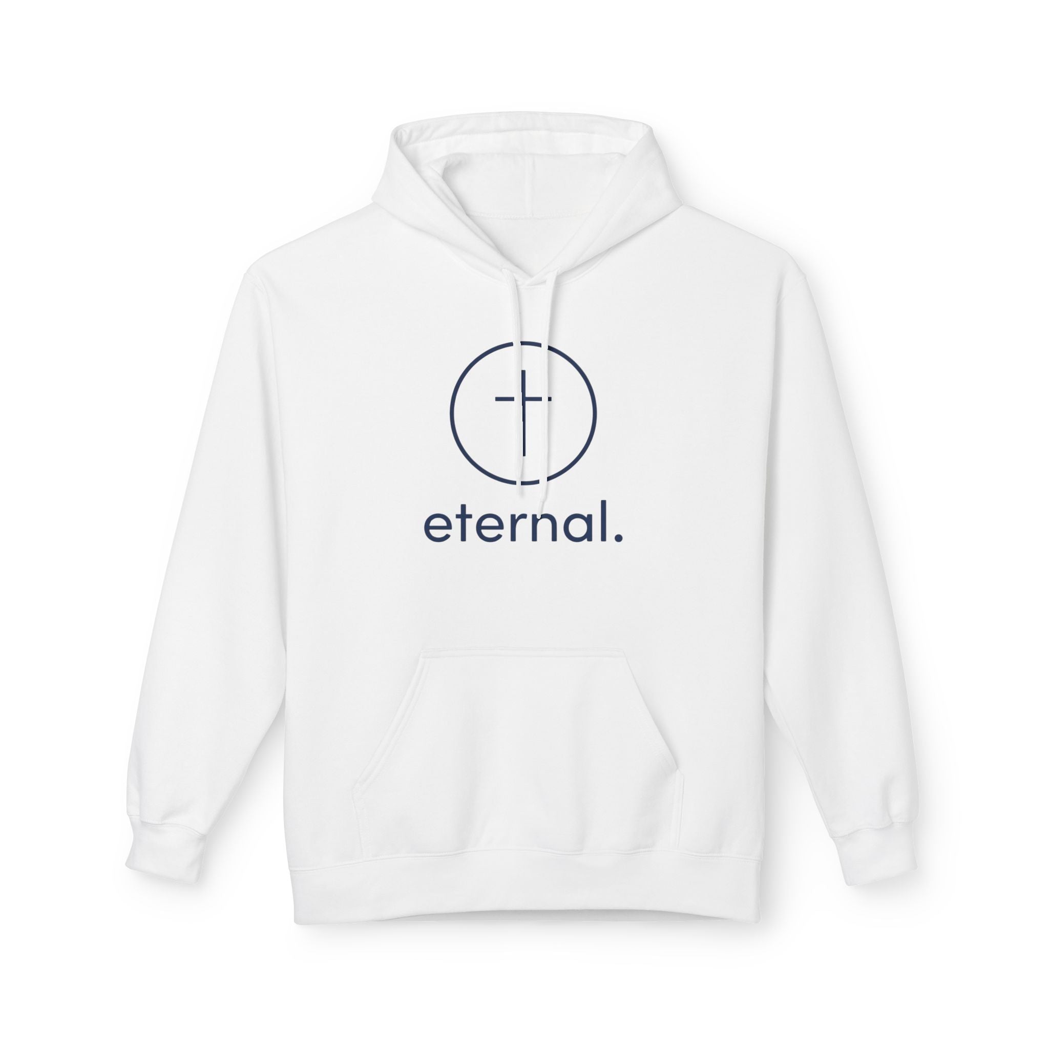 Eternal Cross Hoodie — Minimal Christian Faith Pullover