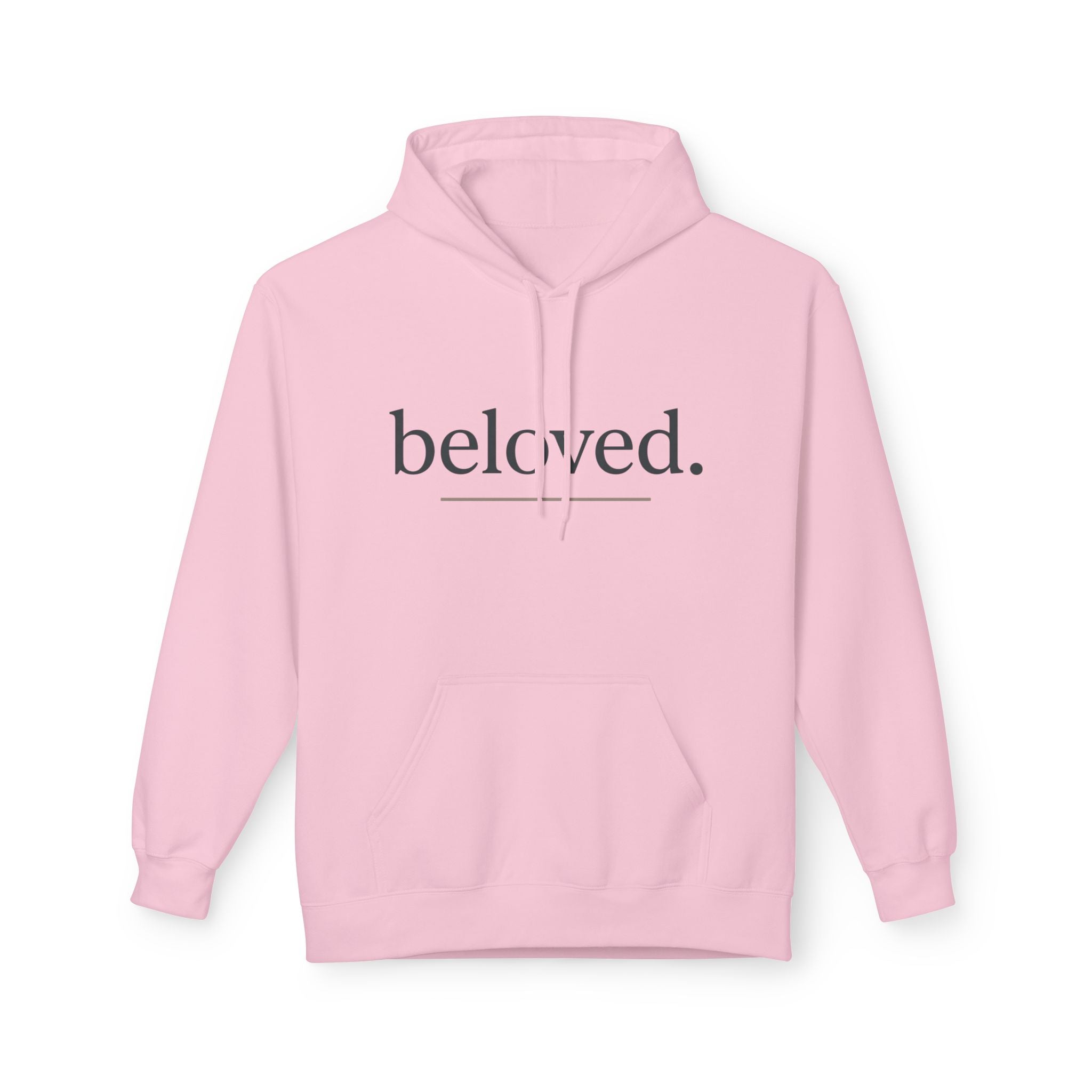 Beloved. Hoodie — Minimalist Inspirational Logo Pullover