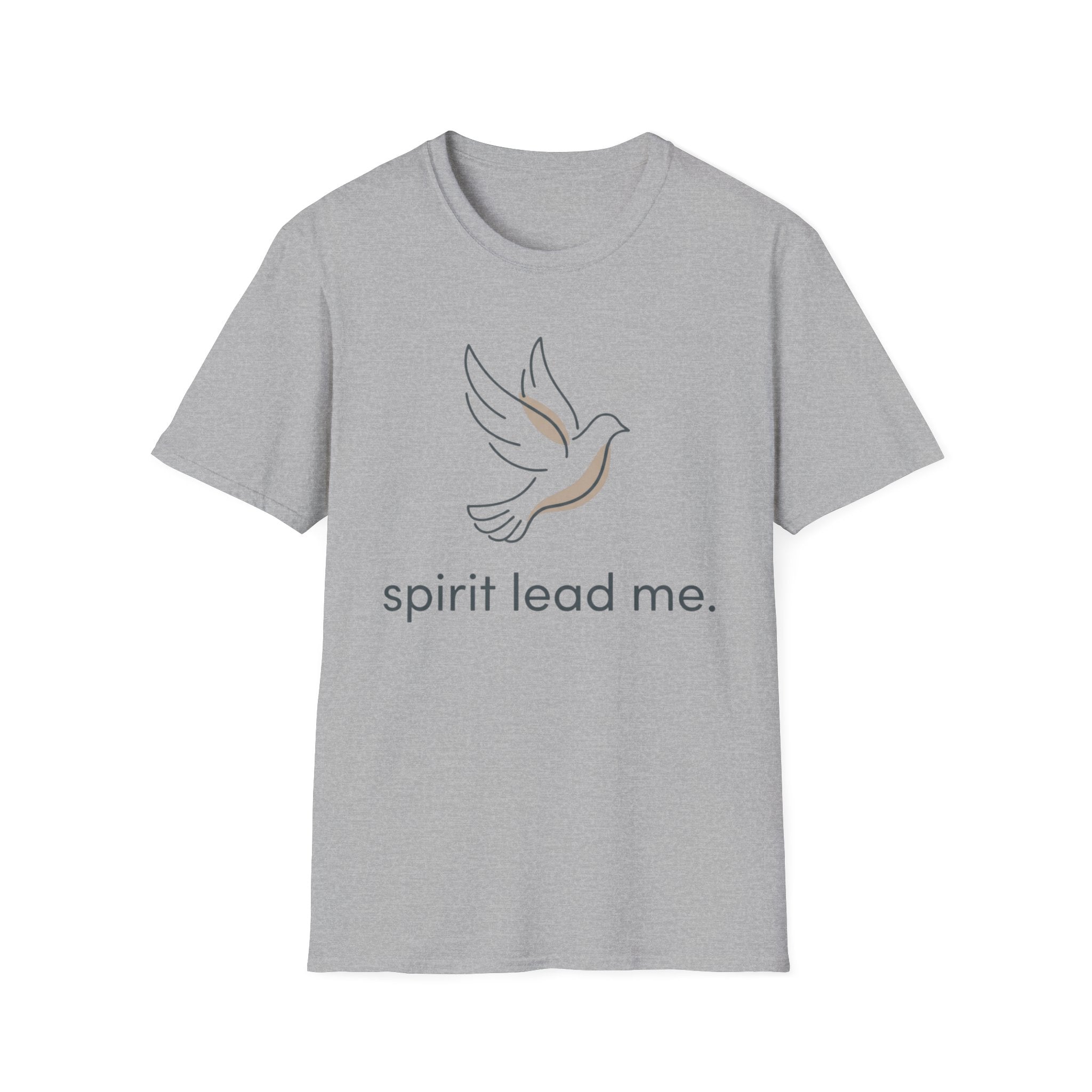 Spirit Lead Me T-Shirt — Dove Faith Inspirational Christian Tee