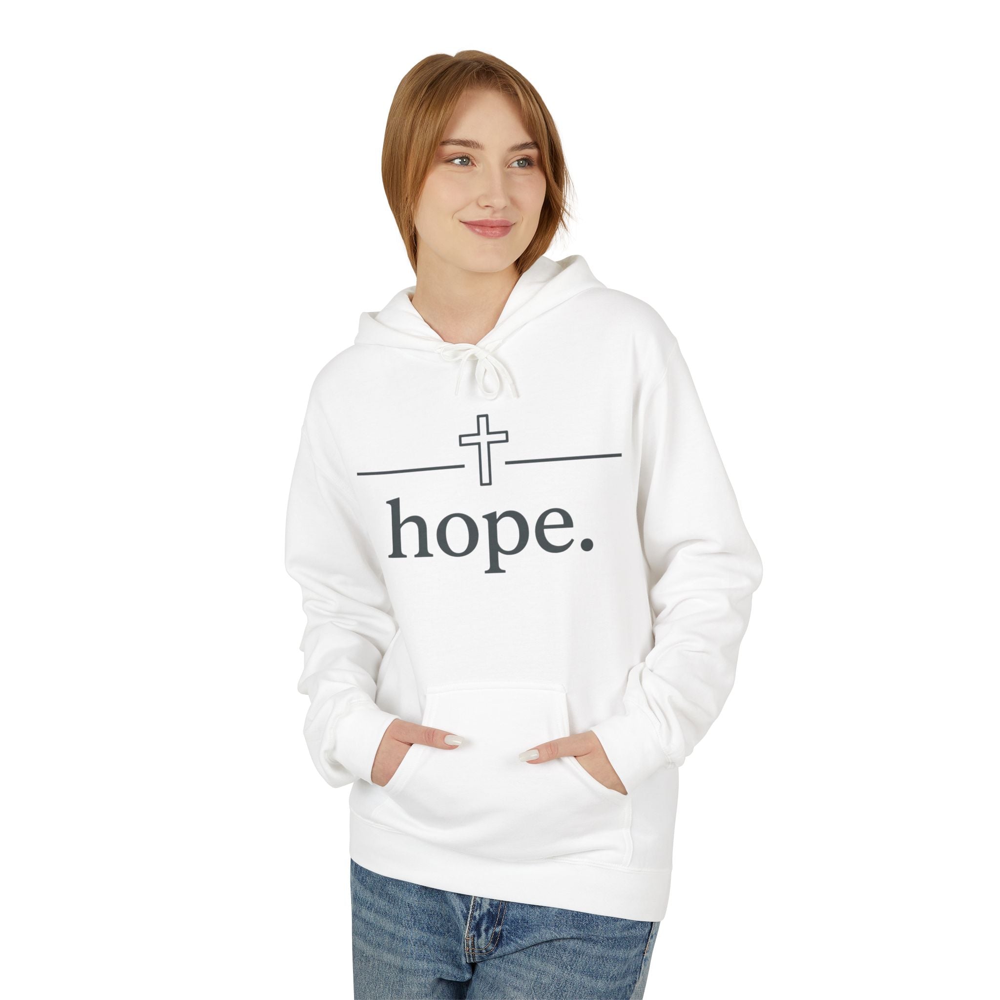 Hope Cross Hoodie — Inspirational Christian Faith Pullover