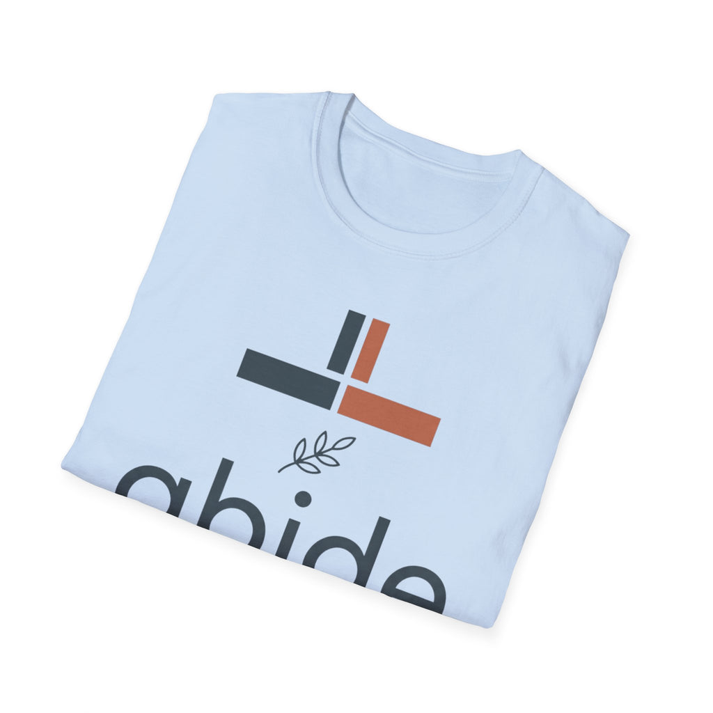 Abide T-Shirt — Christian John 15:4 Faith Tee