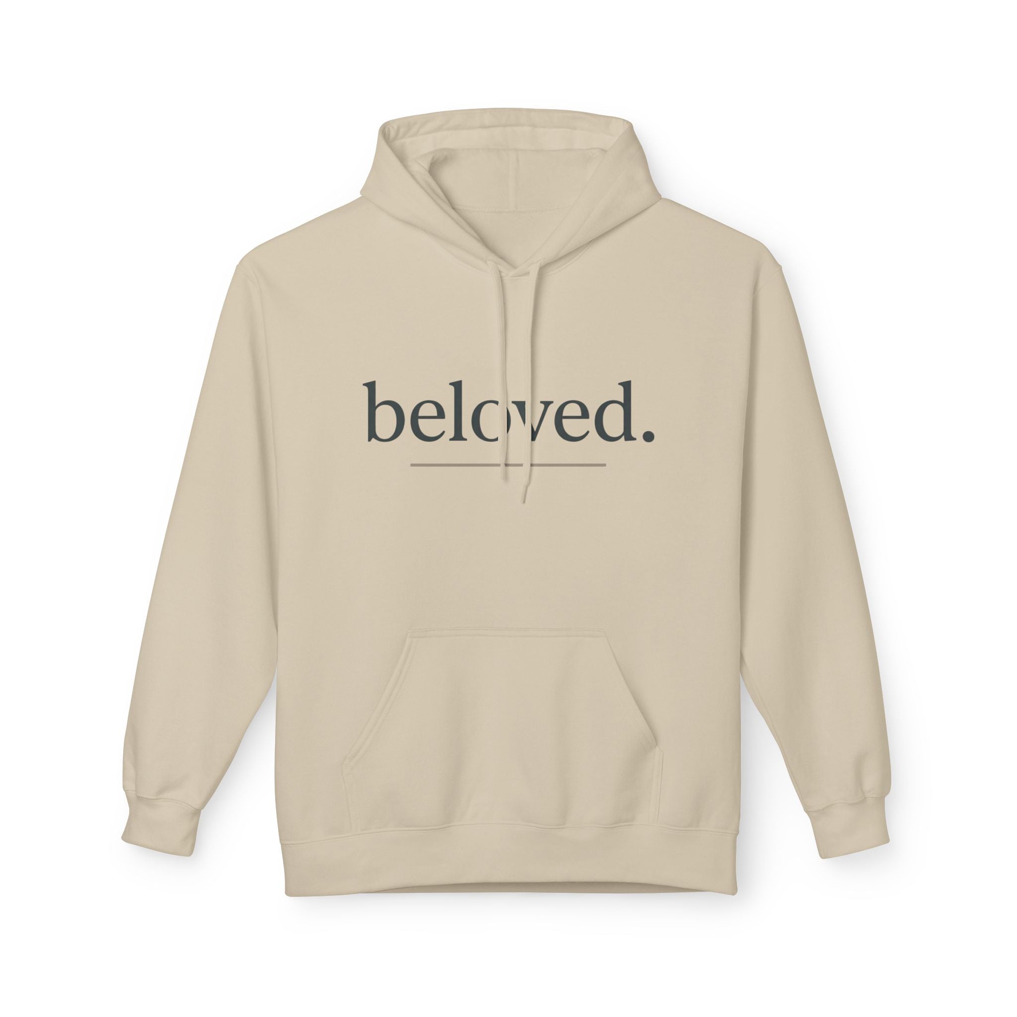 Beloved. Hoodie — Minimalist Inspirational Logo Pullover