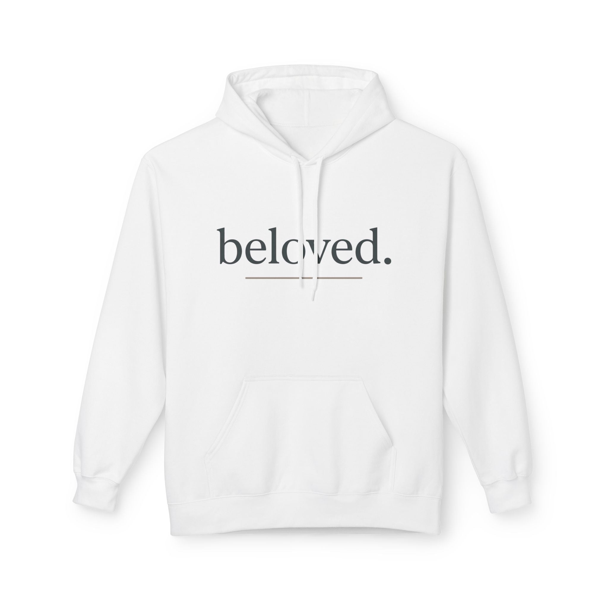 Beloved. Hoodie — Minimalist Inspirational Logo Pullover