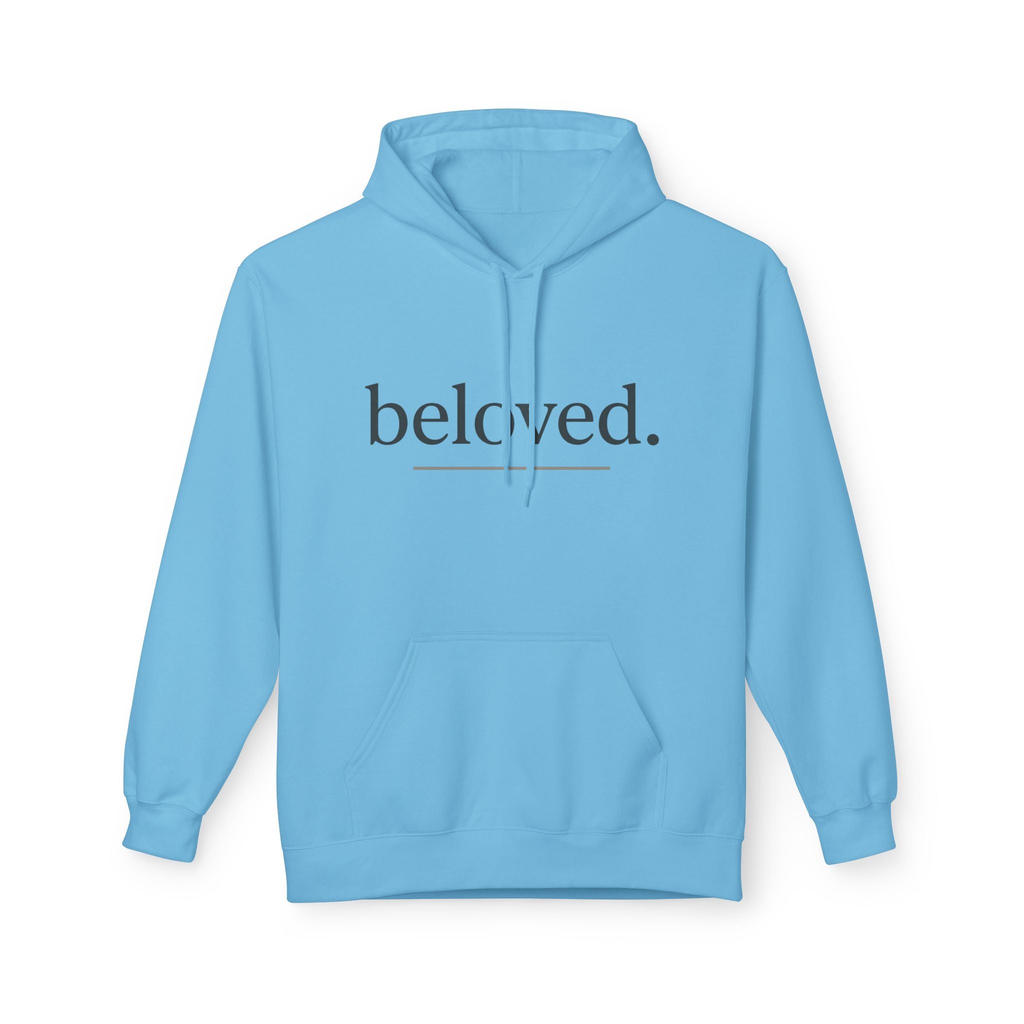 Beloved. Hoodie — Minimalist Inspirational Logo Pullover