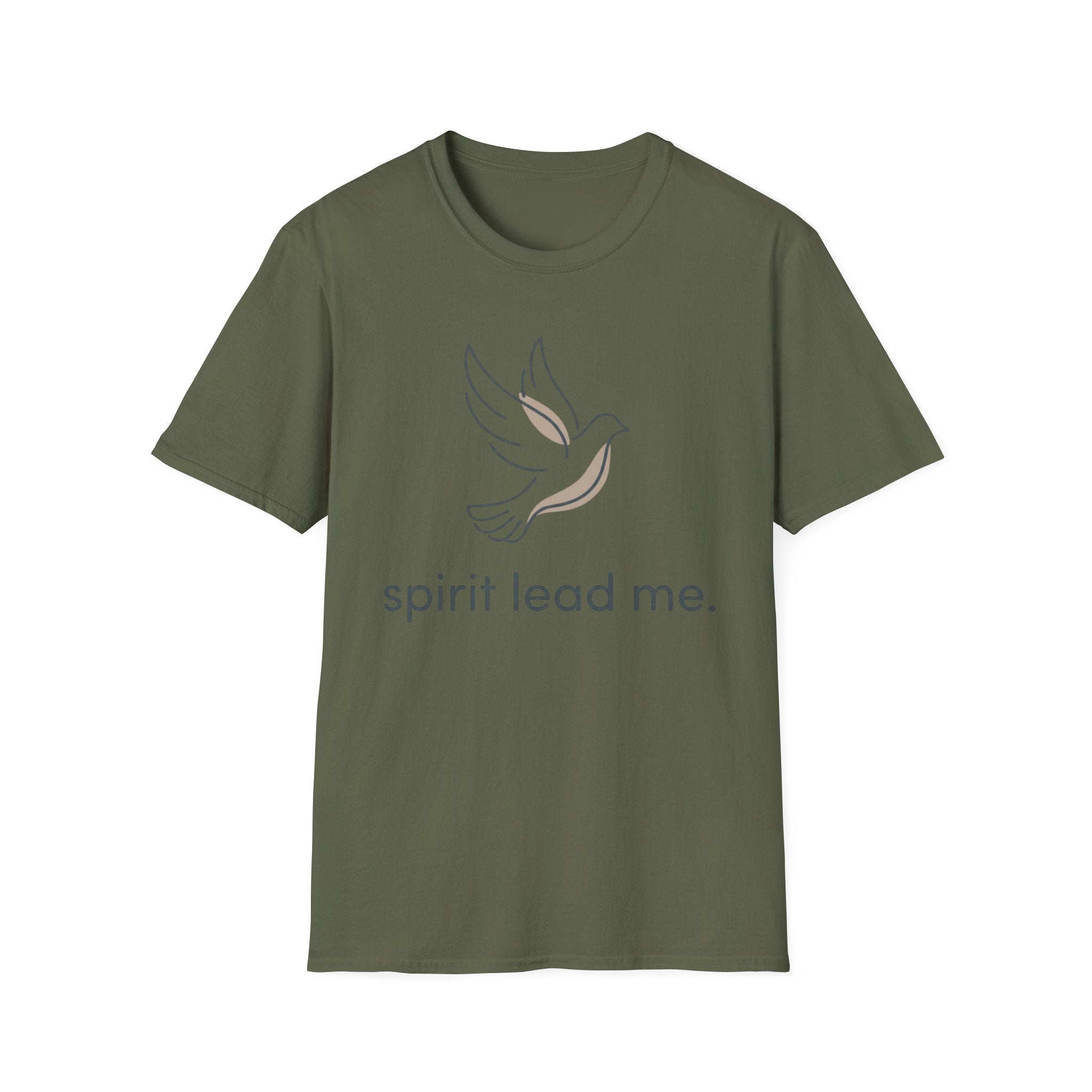 Spirit Lead Me T-Shirt — Dove Faith Inspirational Christian Tee