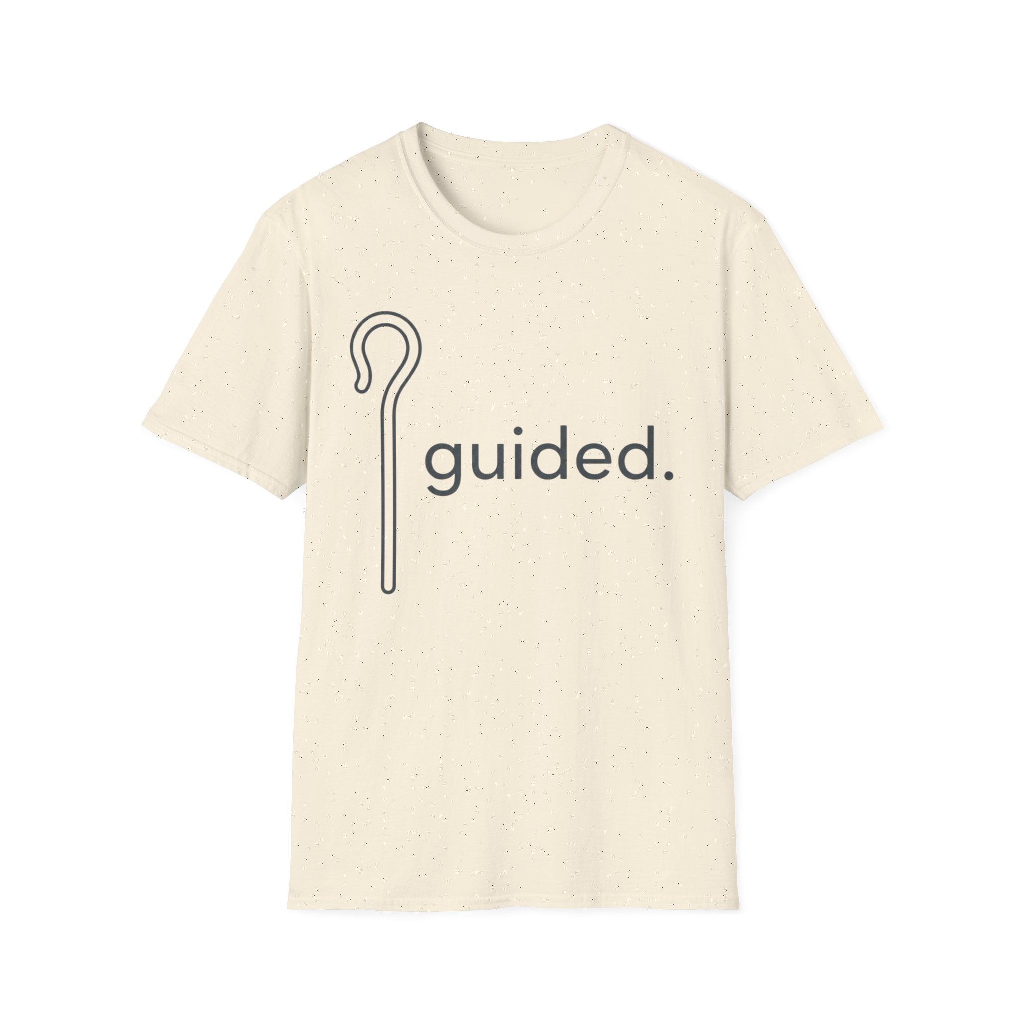 Guided Shepherd Tee — Minimal Christian Faith T‑Shirt