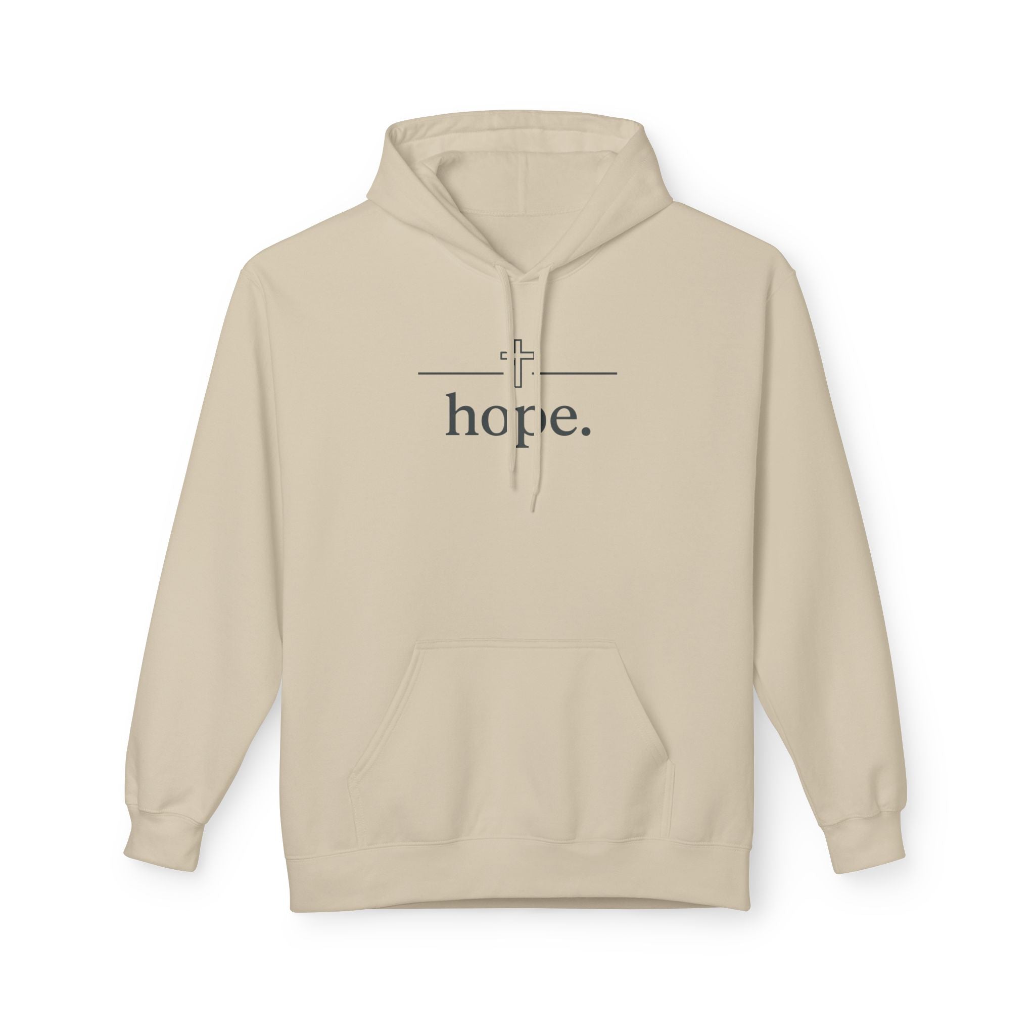 Hope Cross Hoodie — Inspirational Christian Faith Pullover