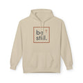 Be Still Christian Hoodie — Minimal Cross Faith Hoodie