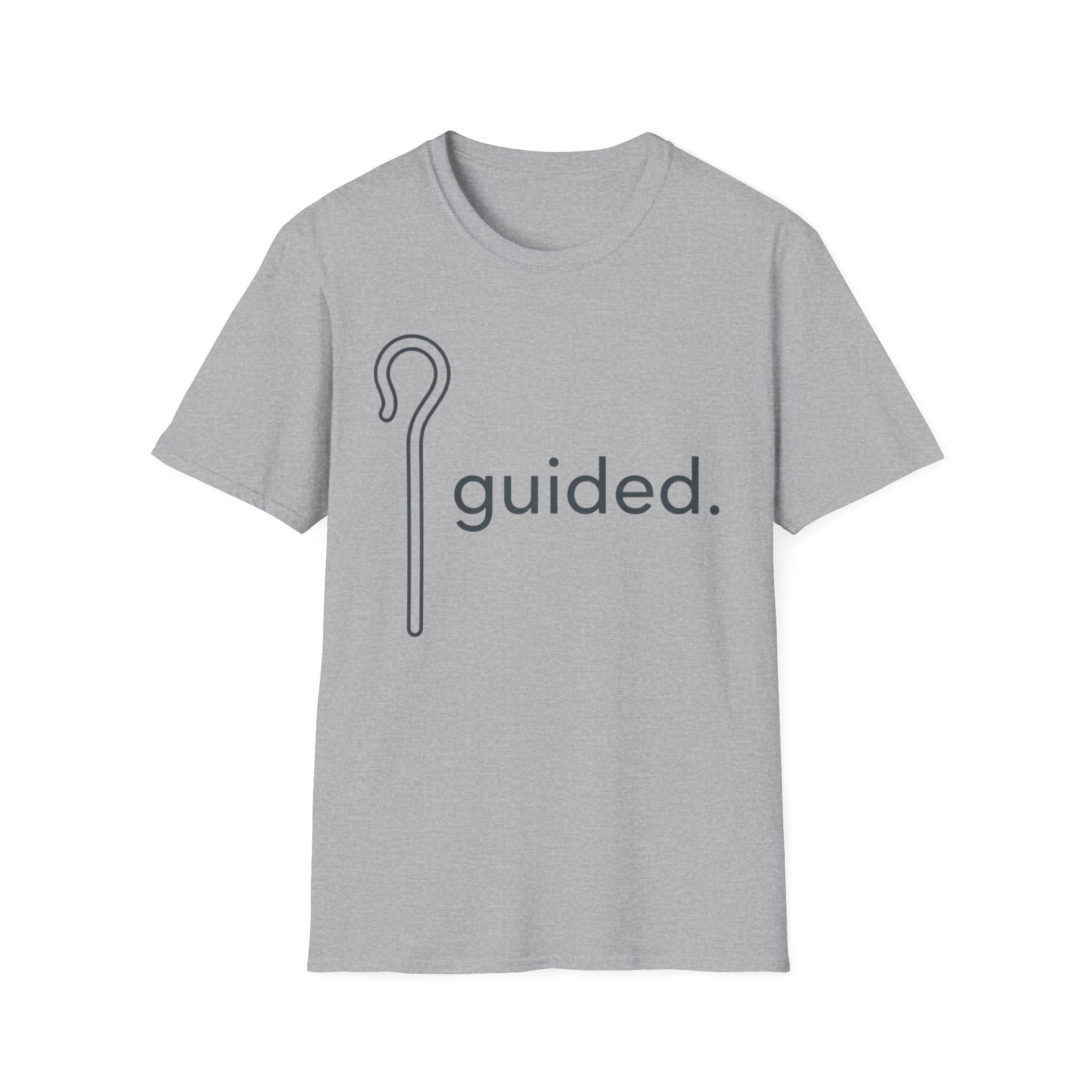 Guided Shepherd Tee — Minimal Christian Faith T‑Shirt