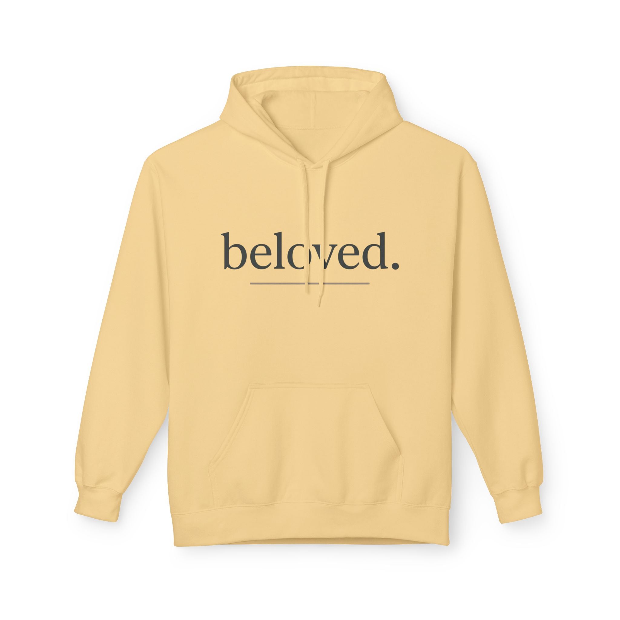 Beloved. Hoodie — Minimalist Inspirational Logo Pullover