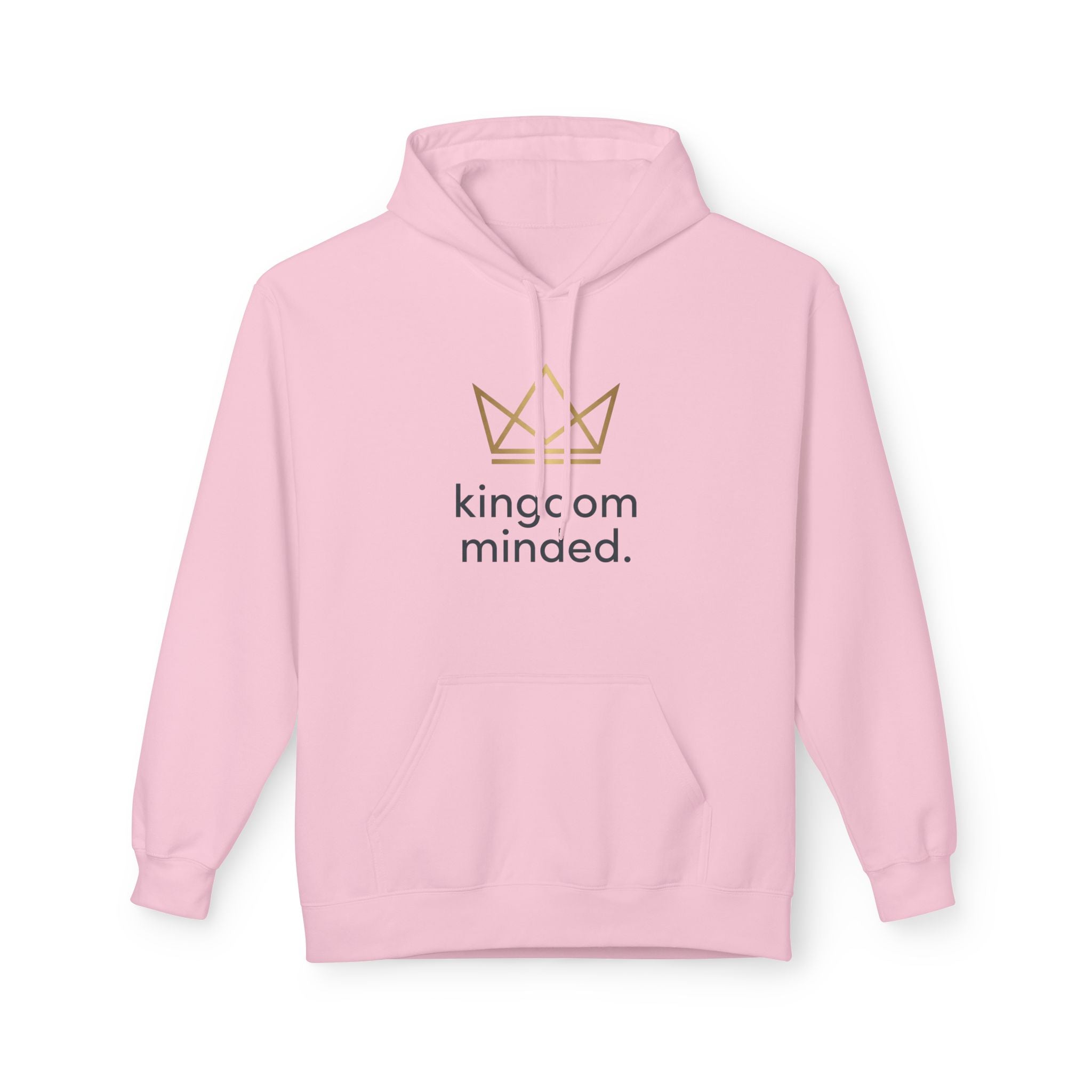 Kingdom Minded Hoodie — Gold Crown Graphic Sweatshirt
